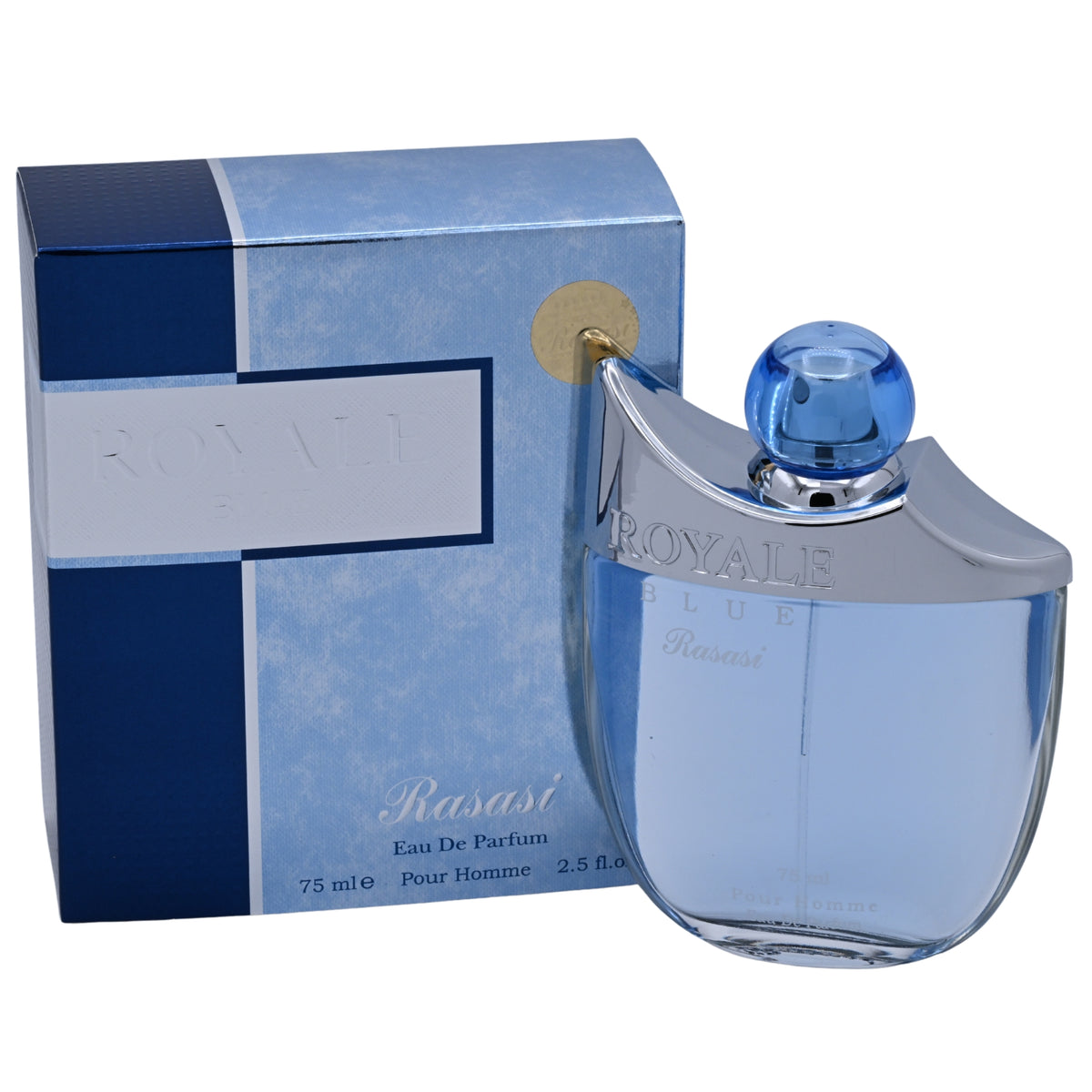 Rasasi Royale Blue Eau de Parfum (EDP) Spray for Men 2.5 oz (75 ml) 614514135013