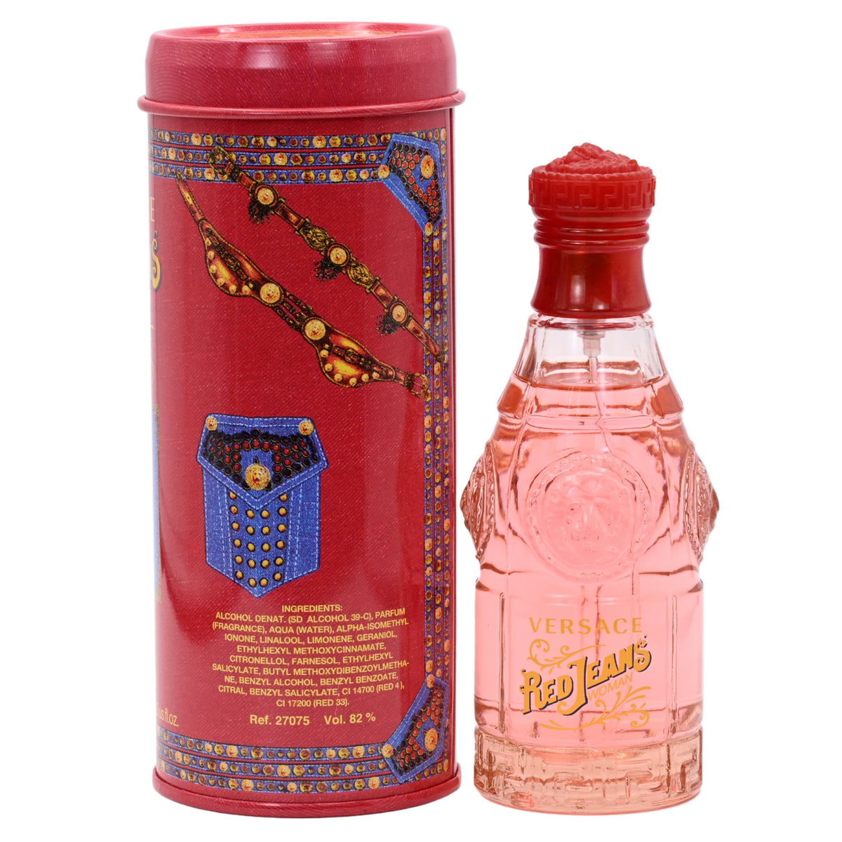 RED JEANS by Versace Perfume for women 2.5 oz edt NEW IN BOX 8018365270756