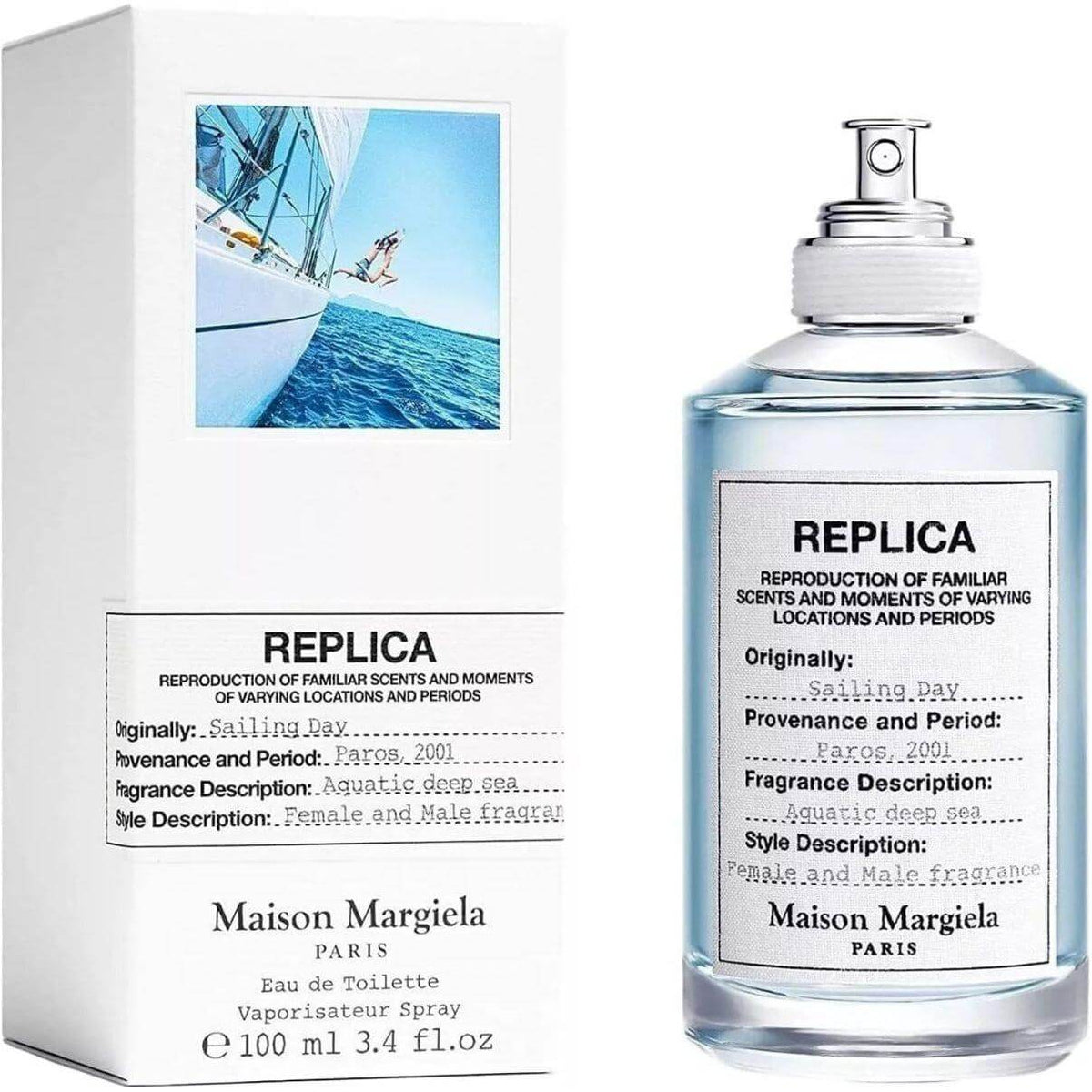 Replica Sailing Day by Maison Margiela for unisex EDT 3.3 / 3.4 oz New in Box 3614271956729