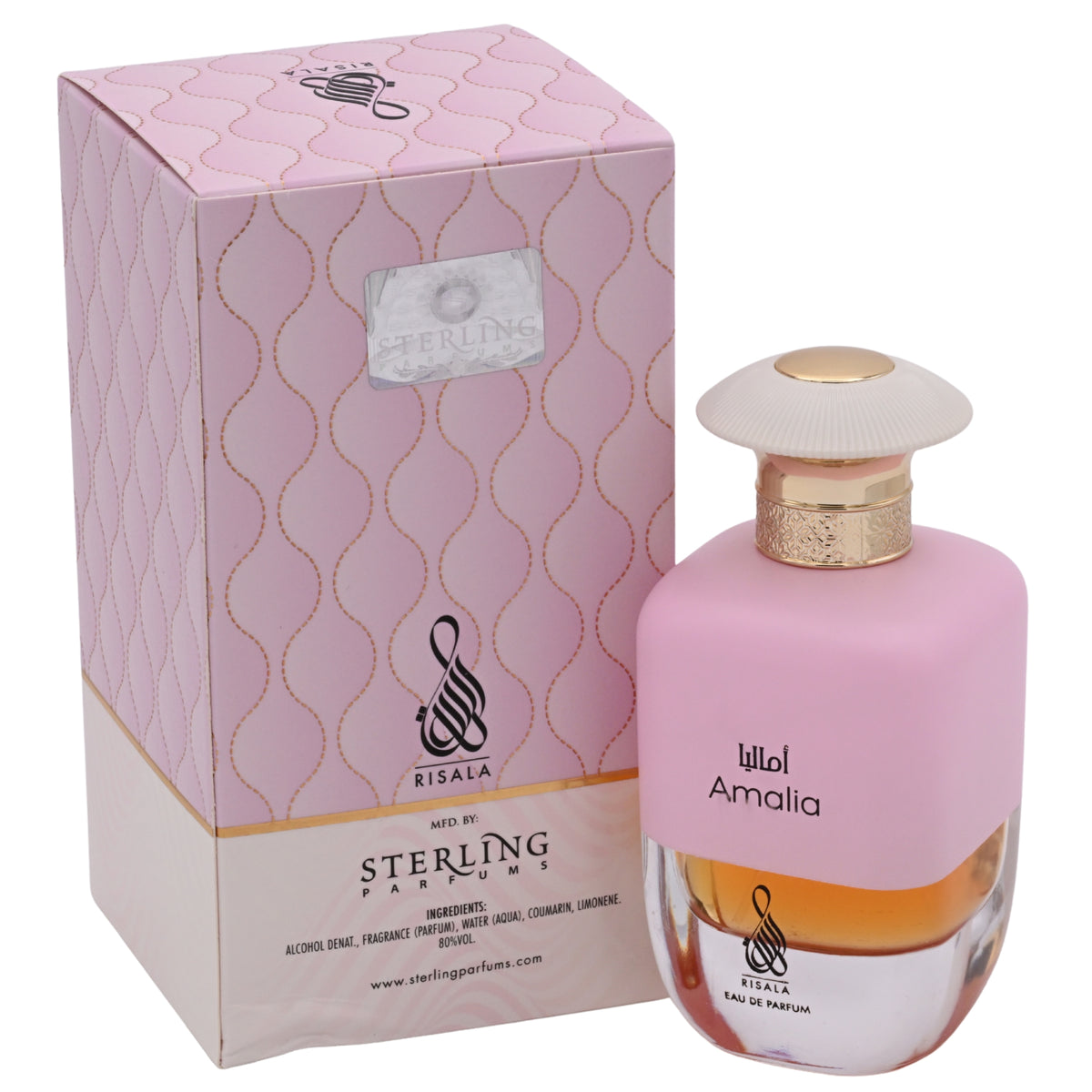 Risala Amalia Eau de Parfum Spray for Women 3.4 oz (100 ml) - New Retail Box 6294015190618