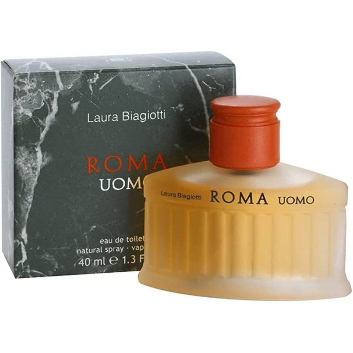 ROMA UOMO by Laura Biagiotti cologne for men EDT 1.3 oz New in Box 4084500236486