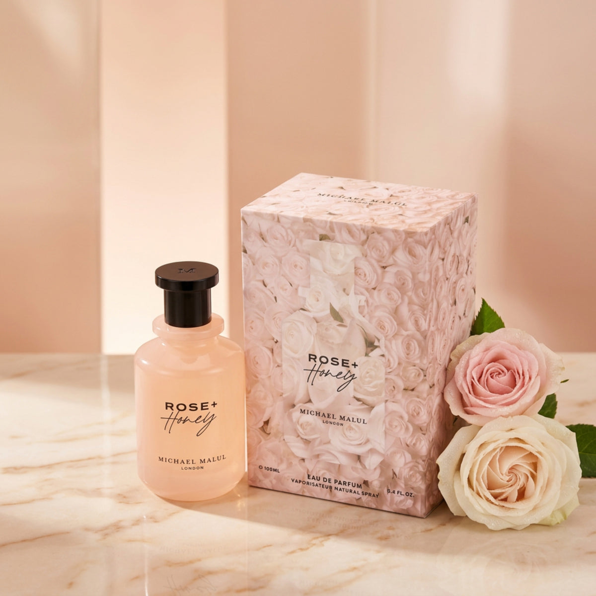 Rose+Honey by Michael Malul for women EDP 3.3 / 3.4 oz New in Box 725765657015