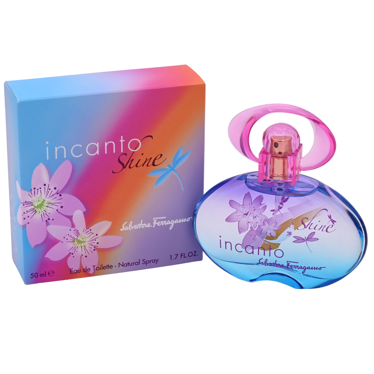 Salvatore Ferragamo Incanto Shine EDT Spray Women 1.7 oz New Box 8052464891597
