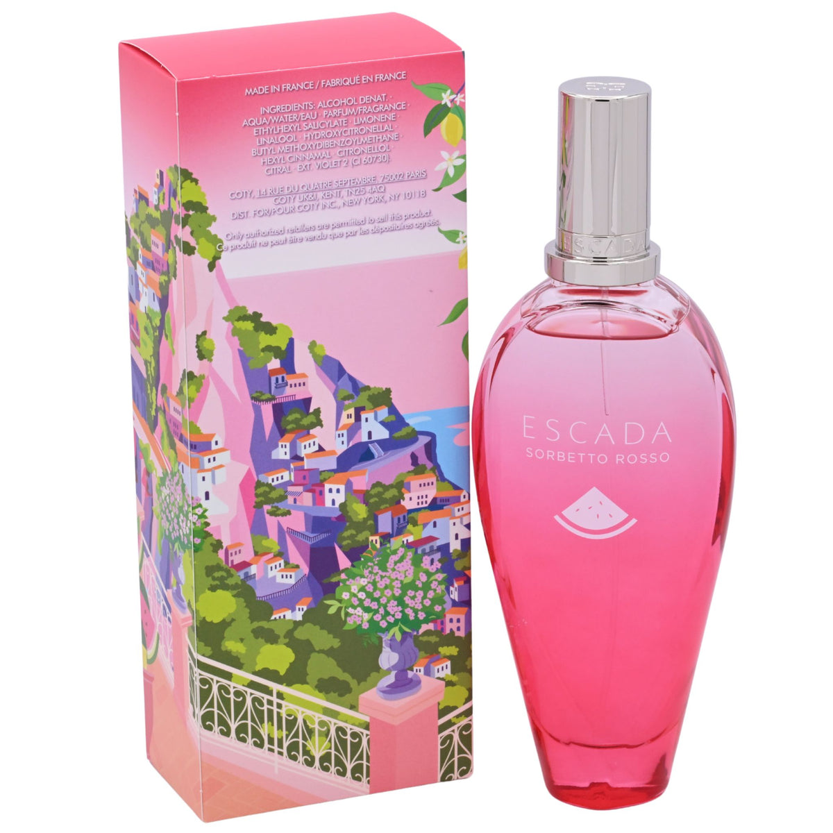 Sorbetto Rosso by Escada for women EDT 3.3 / 3.4 oz New In Box 3616304203657