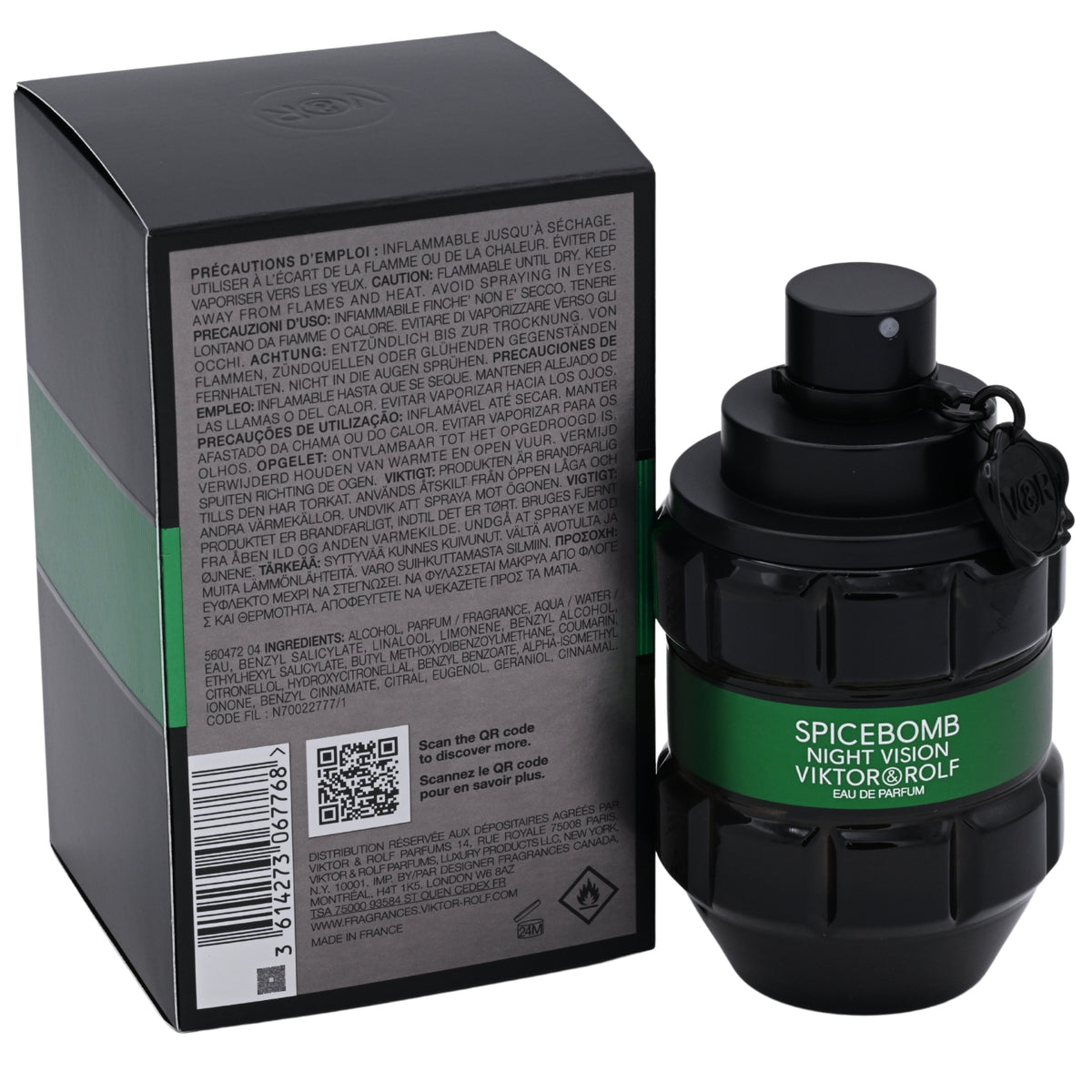 Spicebomb Night Vision by Viktor & Rolf cologne for men EDP 3.04 New In Box 3614273067768