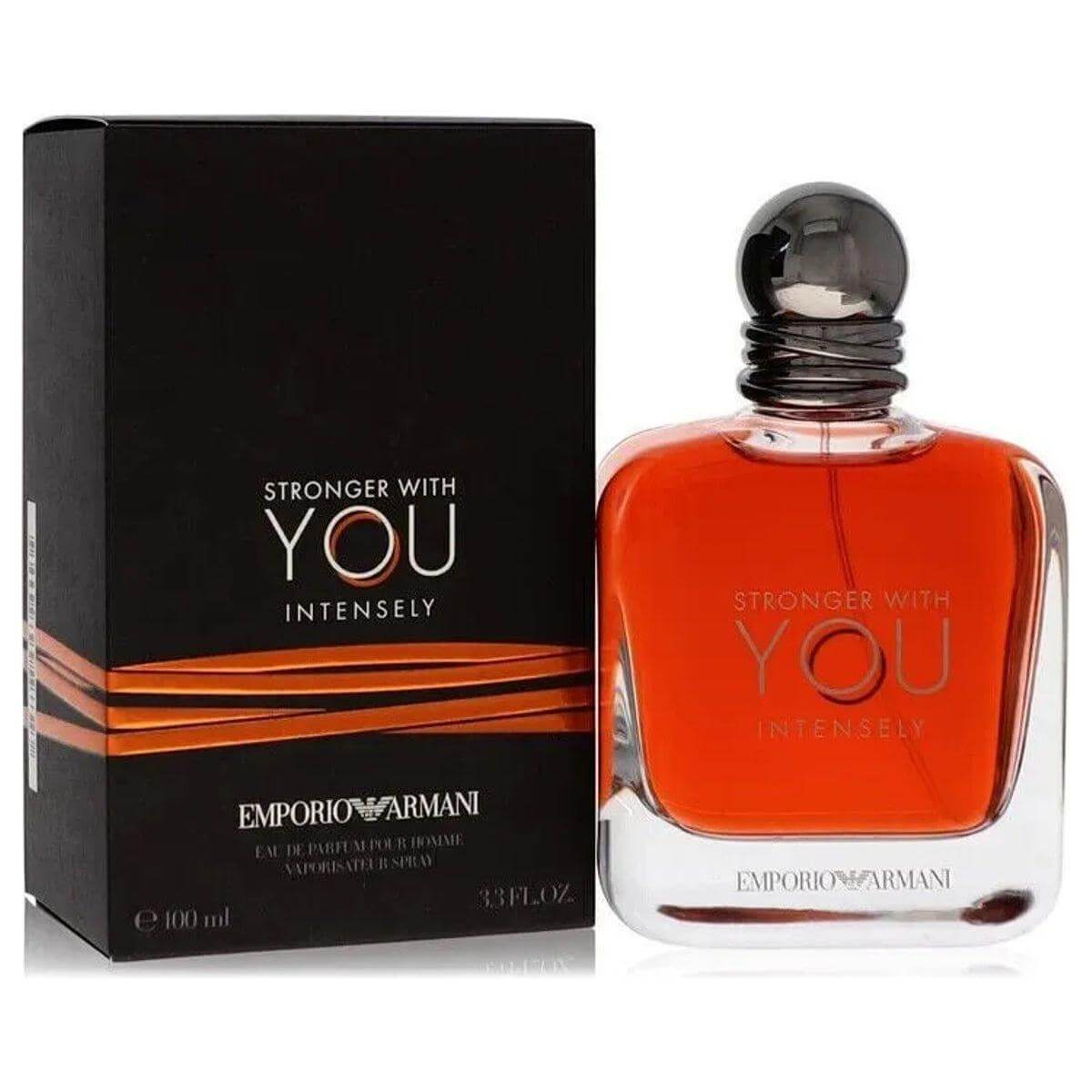 Stronger With You Intensely by Armani cologne men EDP 3.3  / 3.4 oz New in Box