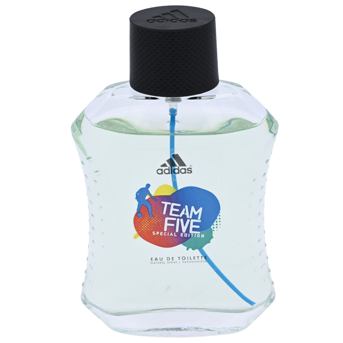TEAM FIVE Adidas men cologne edt 3.4 oz 3.3 NEW IN BOX 3607346551035