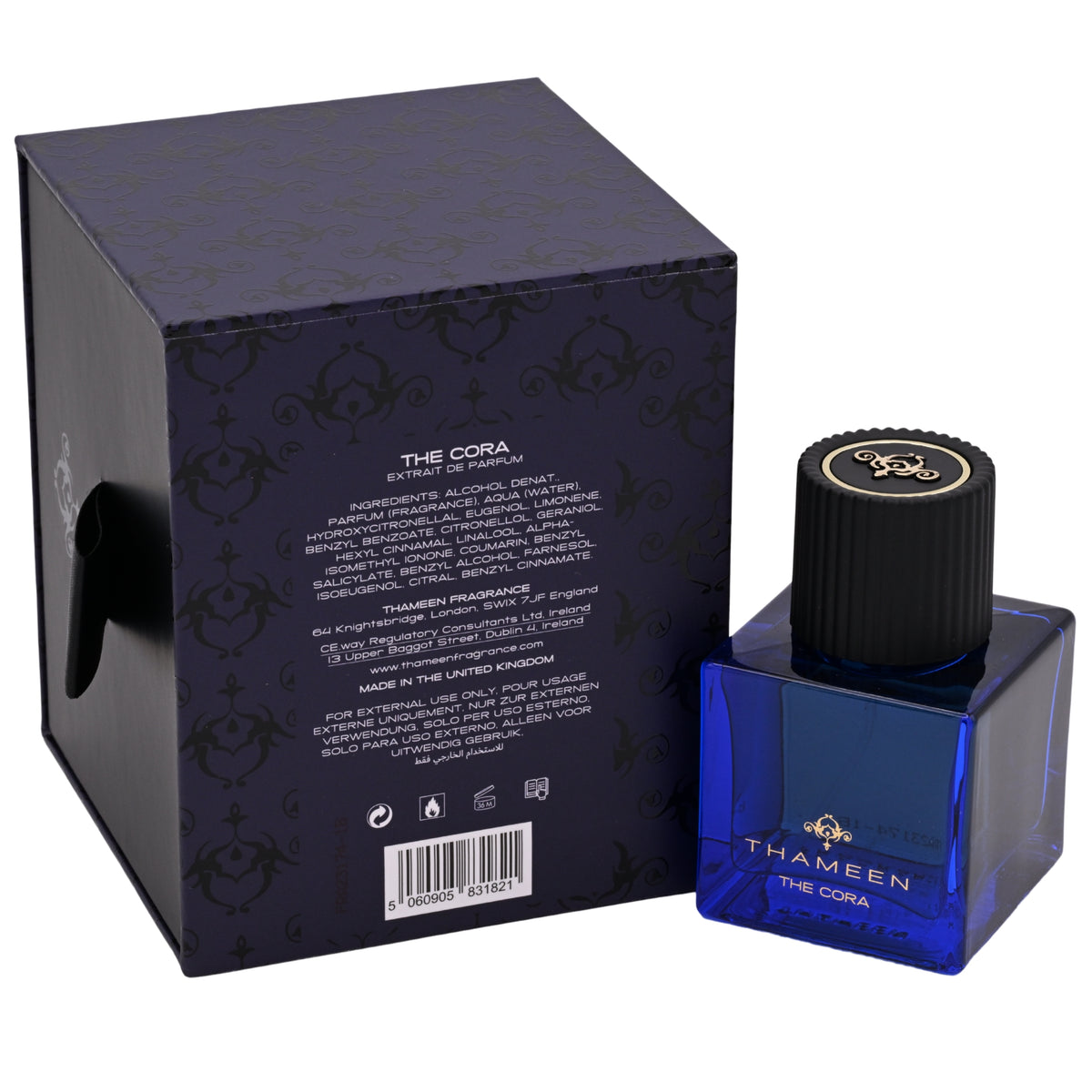 Thameen London The Cora Extrait de Parfum Spray Unisex 1.7 oz (50 ml) New Retail Box 5060905831821