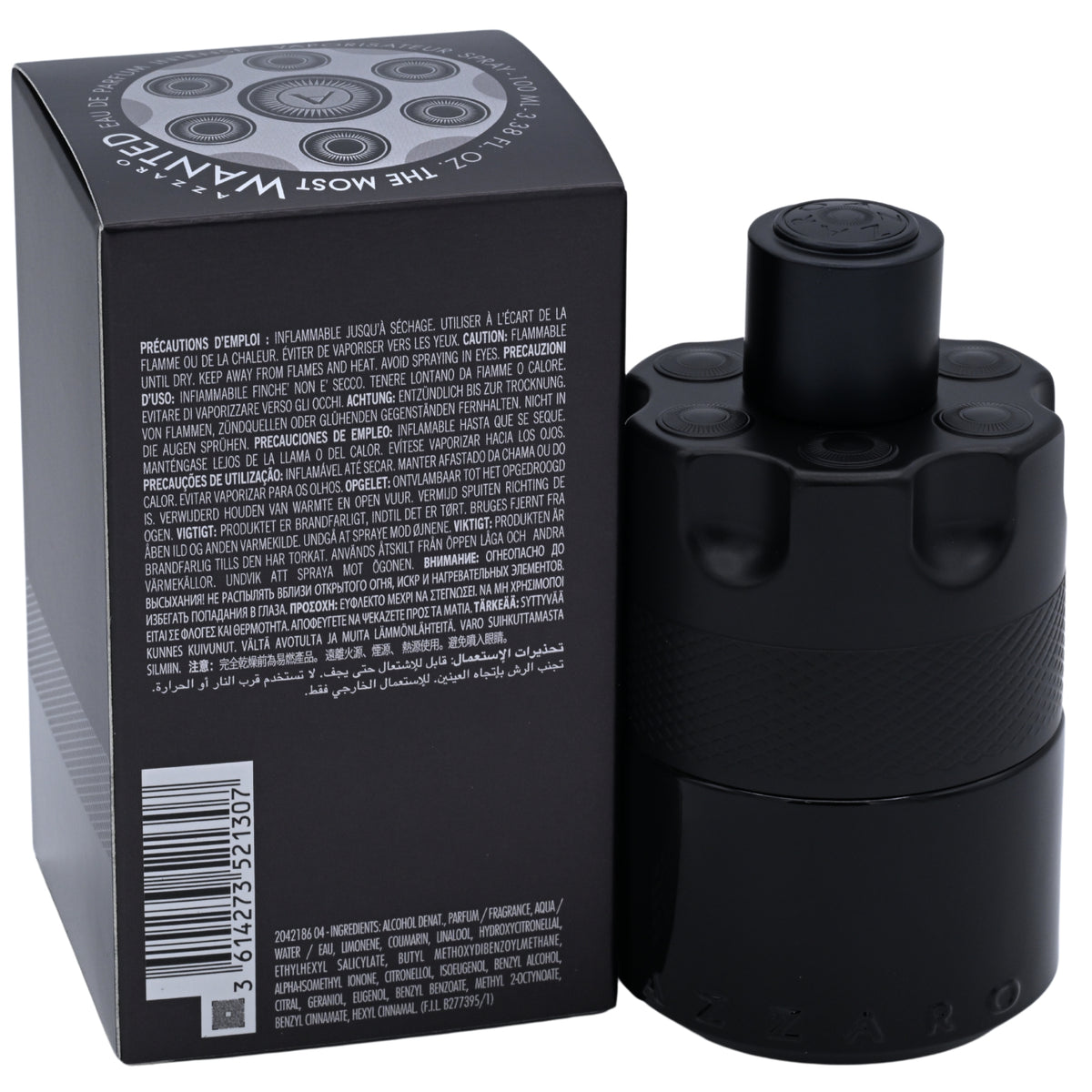 The Most Wanted by Azzaro cologne for men EDP intense 3.3 / 3.4 oz New in Box 3614273521307