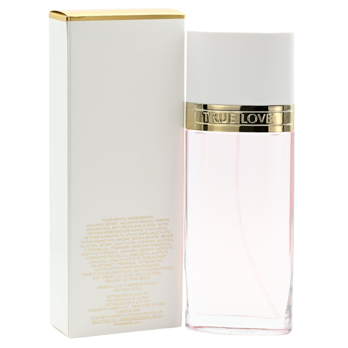 TRUE LOVE by Elizabeth Arden 3.3 / 3.4 oz EDT for Women New In Box 719346373906