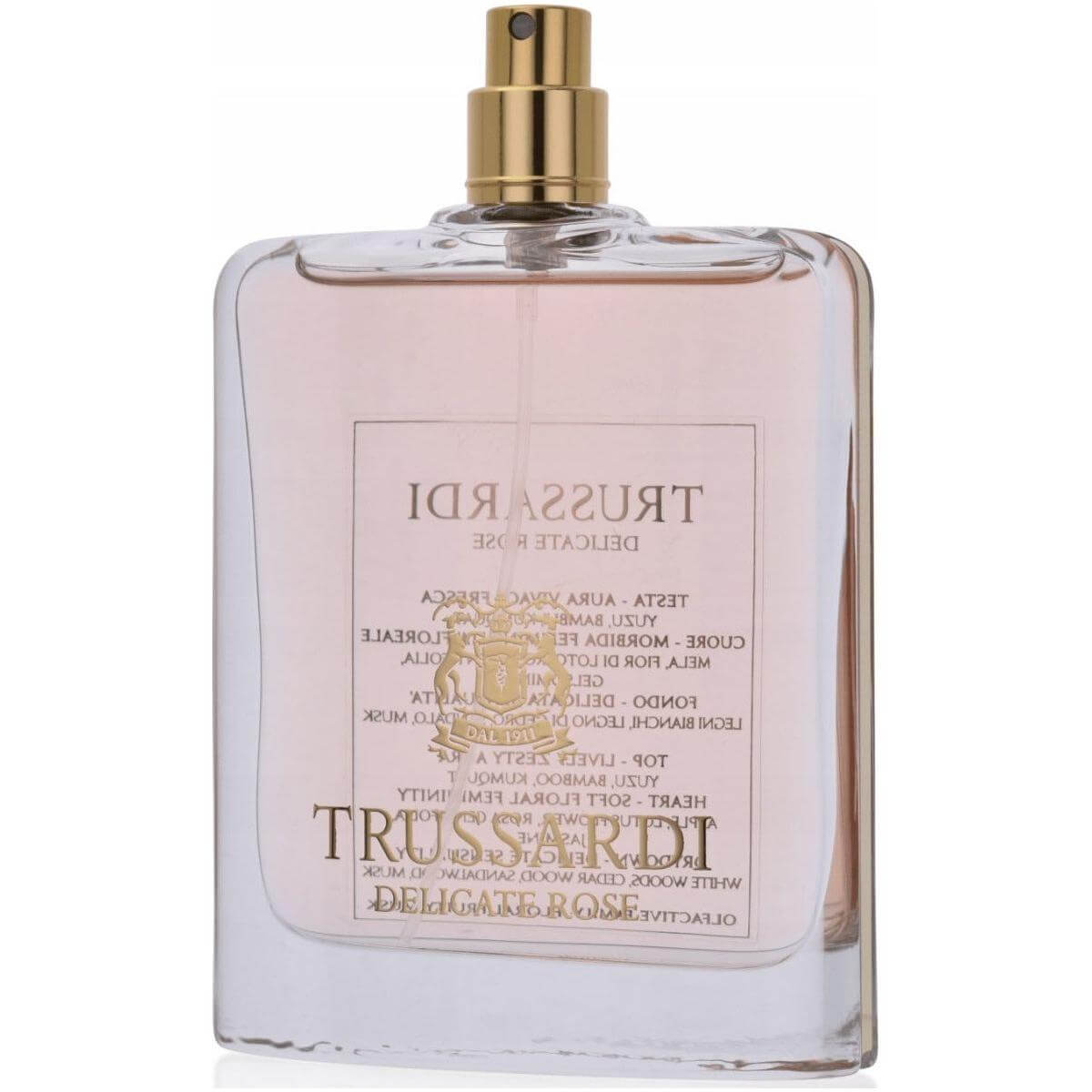 TRUSSARDI Delicate Rose by Krizia for women EDT 3.3 / 3.4 oz New Tester 8011530847005