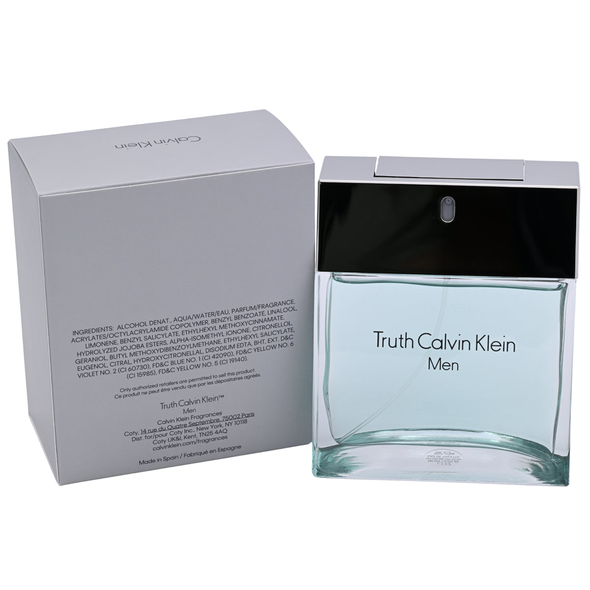 TRUTH by Calvin Klein for Men Cologne 3.4 oz New in Box 088300073627