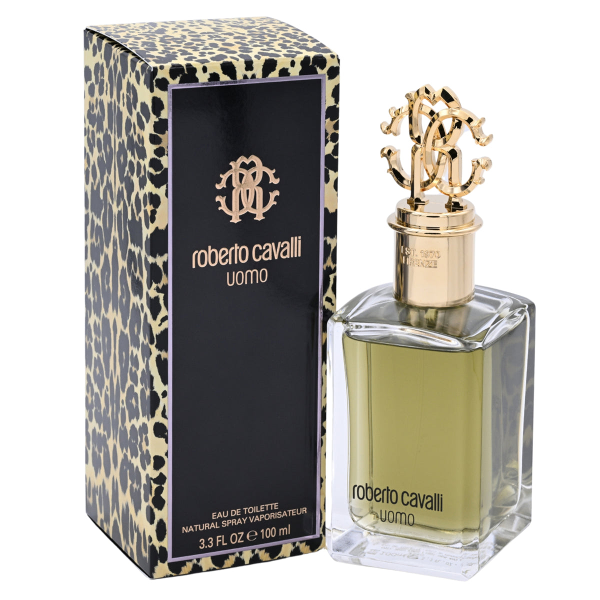 Uomo by Roberto Cavalli cologne for him EDT 3.3 / 3.4 oz New in Box 3616303445164