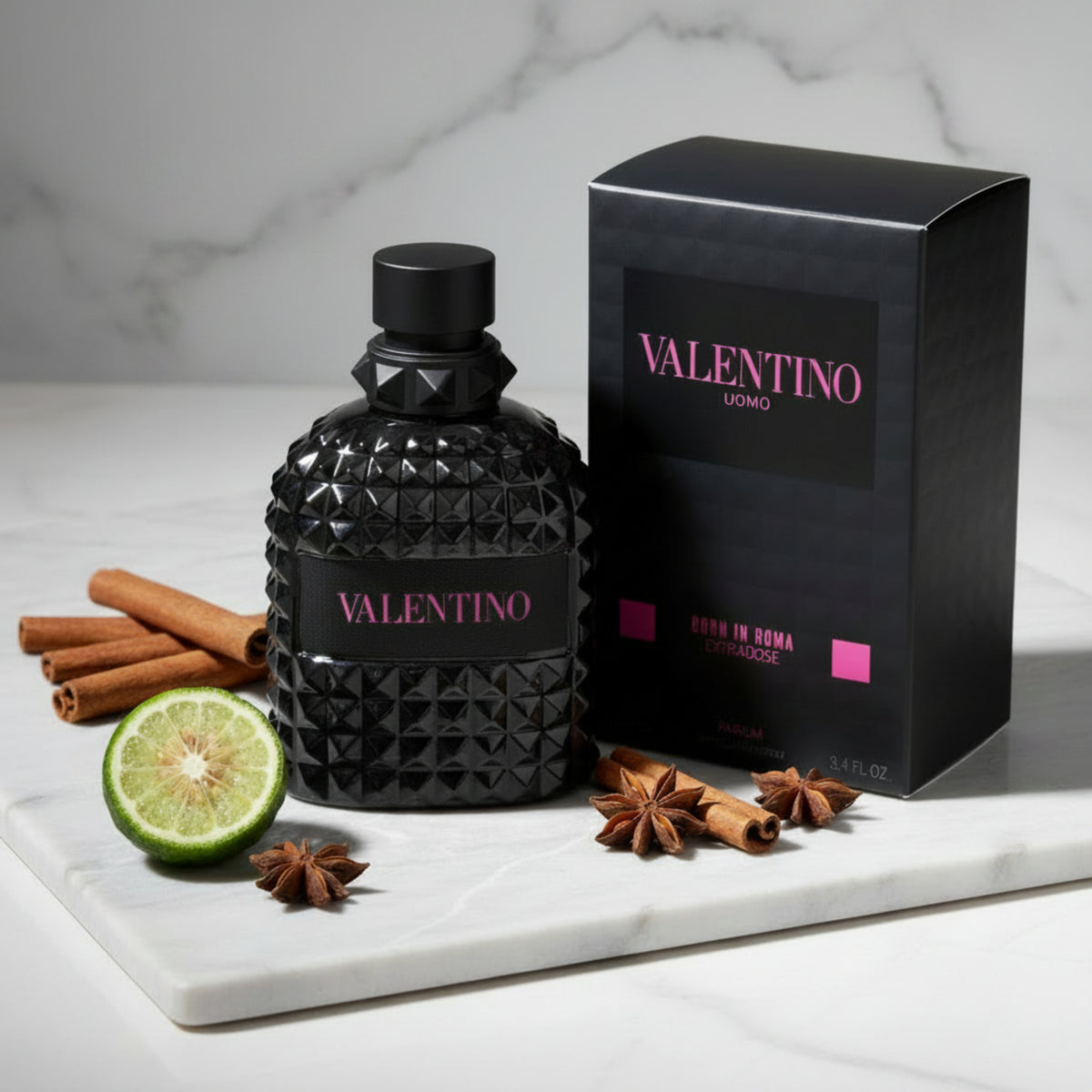 Valentino Uomo Born in Roma Extradose Parfum Spray for Men 3.4 oz (100 ml) - Valentino Beauty 3614274350739