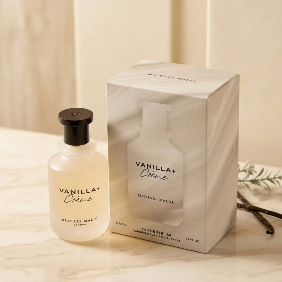 Vanilla+Crème by Michael Malul for women EDP 3.3 / 3.4 oz New in Box 850067815099