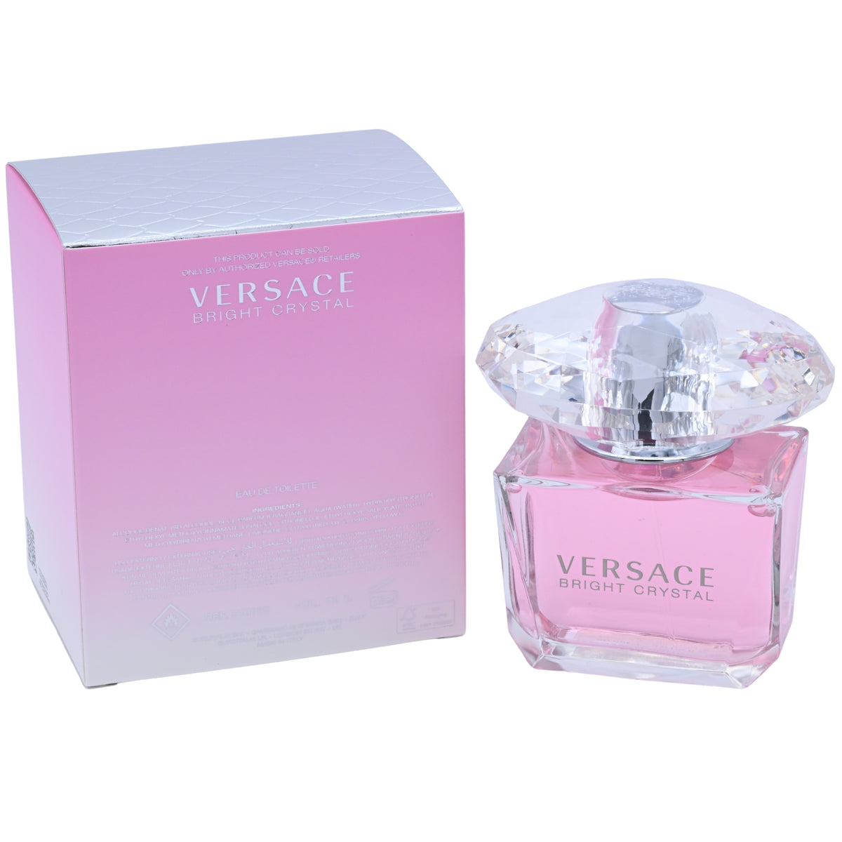VERSACE BRIGHT CRYSTAL 3 / 3.0 oz EDT Perfume for Women New In Box 8011003993826