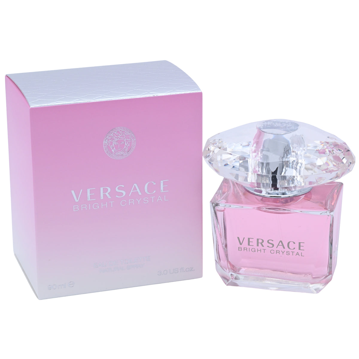 VERSACE BRIGHT CRYSTAL 3 / 3.0 oz EDT Perfume for Women New In Box 8011003993826
