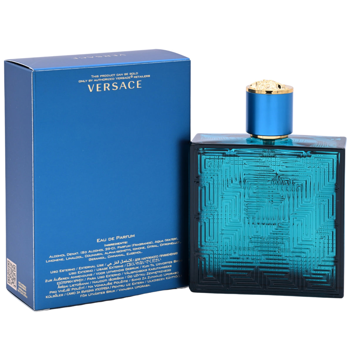 Versace Eros by Versace cologne for men EDP 3.3 / 3.4 oz New In Box 8011003861224