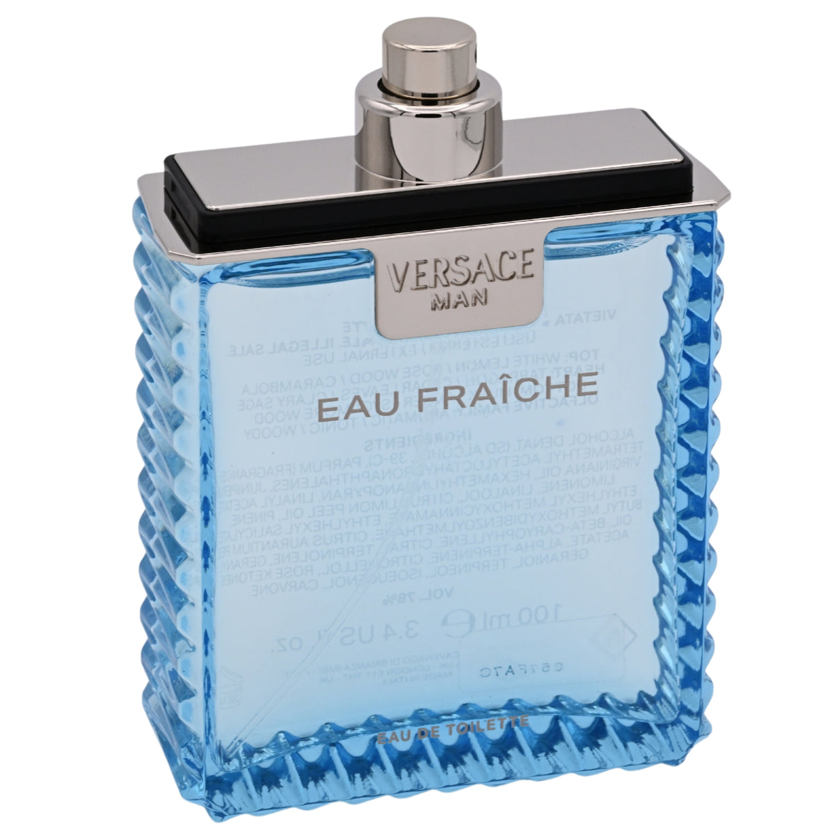 Versace Man Eau Fraiche by Gianni Versace 3.4 oz EDT Cologne For Men New Tester 8018365500099