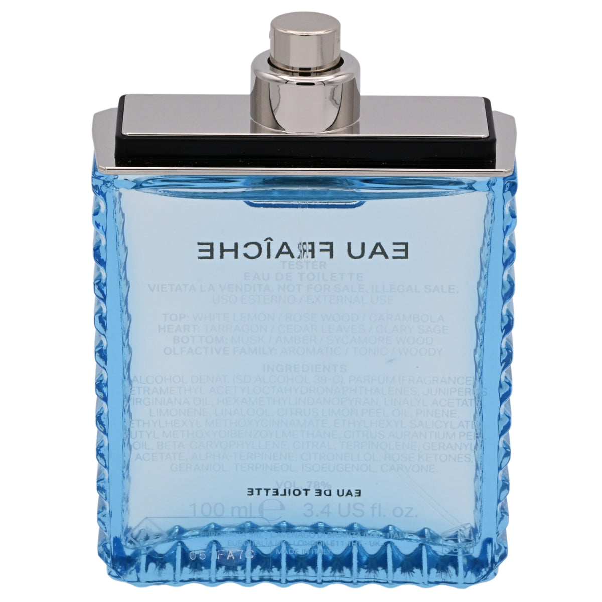 Versace Man Eau Fraiche by Gianni Versace 3.4 oz EDT Cologne For Men New Tester 8018365500099