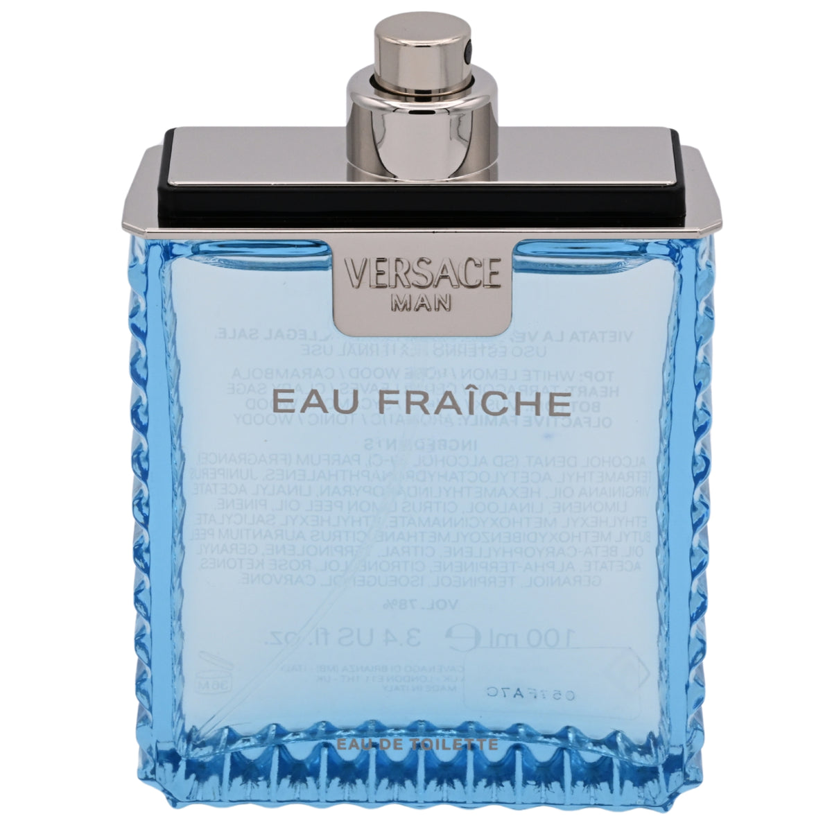 Versace Man Eau Fraiche by Gianni Versace 3.4 oz EDT Cologne For Men New Tester 8018365500099