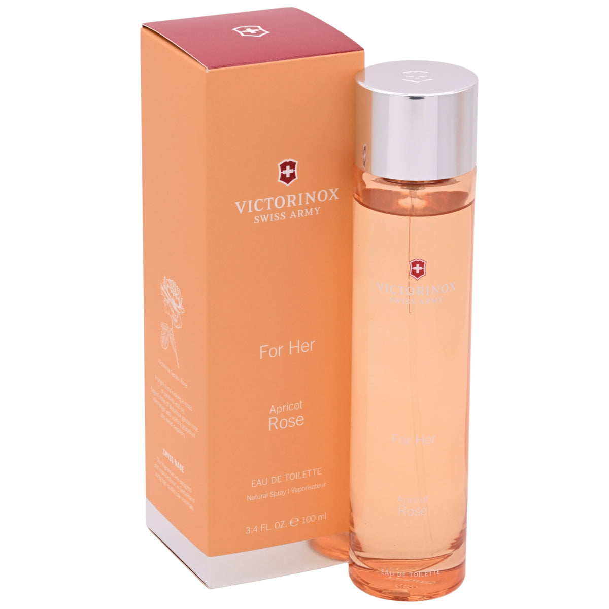 Victorinox Swiss Army Apricot Rose Eau de Toilette (EDT) Spray for Women 3.4 oz by Victorinox 7611160236654