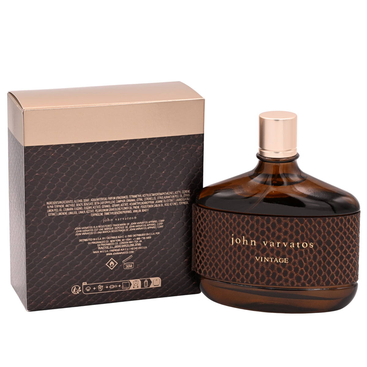 VINTAGE by JOHN VARVATOS Cologne 4.2 oz New in Box Sealed 873824001108