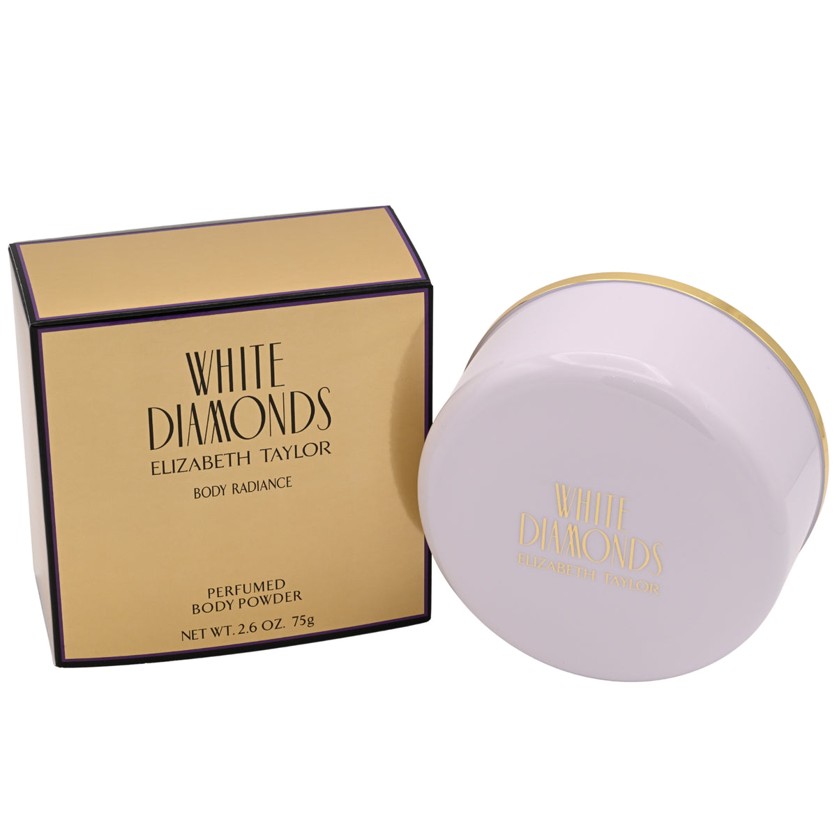 White Diamonds by Elizabeth Taylor Body Radiance perfumed Body Powder 2.6 oz 716393041772