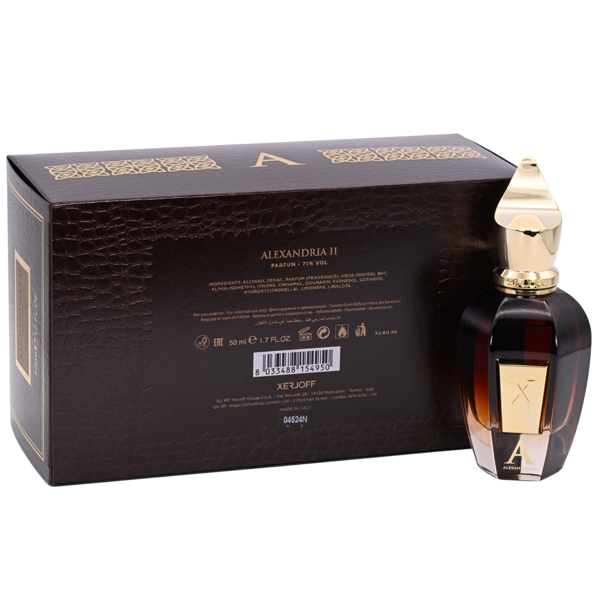 Xerjoff Alexandria II Eau de Parfum Spray Unisex 1.7 oz (Oud Stars Collection) 8033488154950