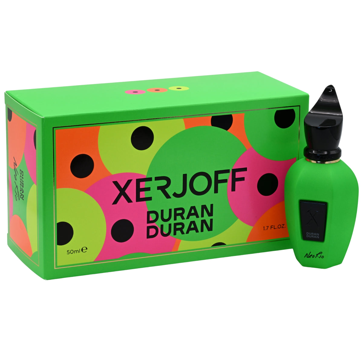 Xerjoff Duran Duran NeoRio Fluo Green Eau de Parfum Spray, Unisex, 1.7 fl oz (50 ml) - New Retail Box 8054320904427