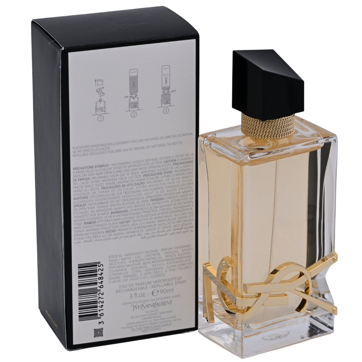 Yves Saint Laurent Libre EDP Spray Women 3 oz 90ml New Box 3614272648425