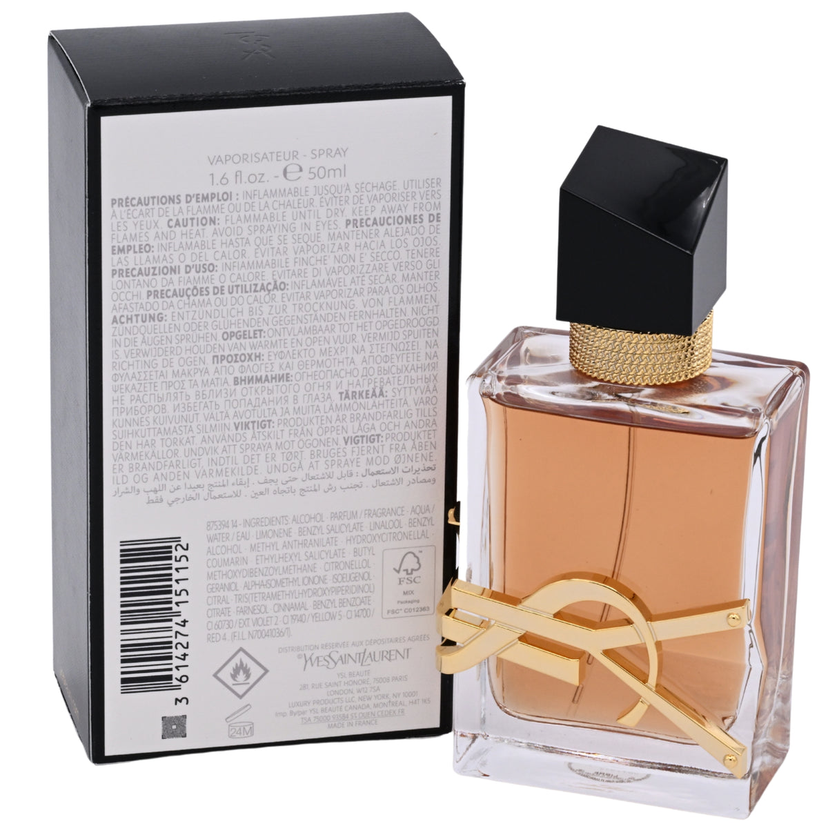 Yves Saint Laurent Libre Flowers & Flames Eau de Parfum Spray for Women 1.7 oz (50 ml) New in Box 3614274151152