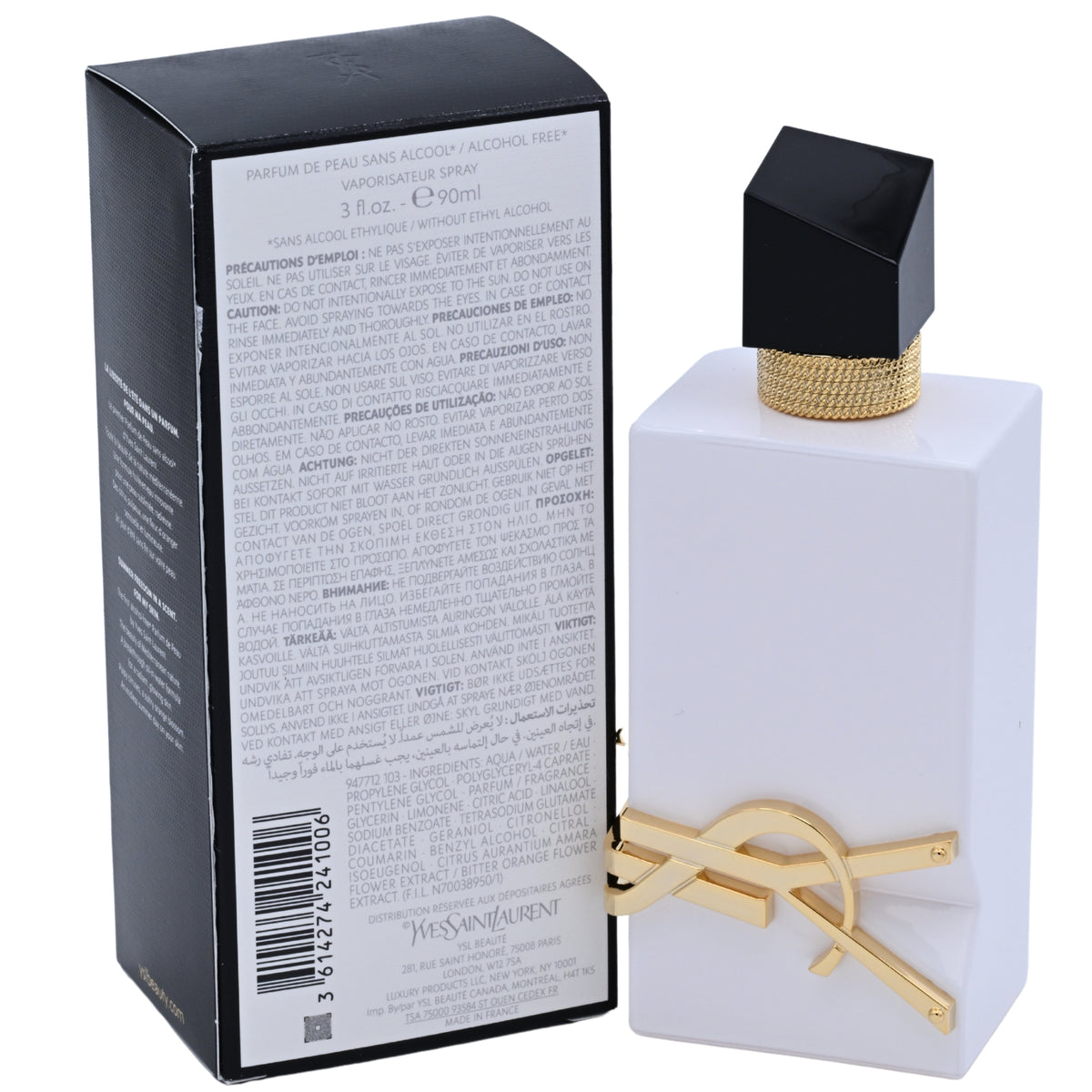 Yves Saint Laurent Libre L’Eau Nue Parfum de Peau Spray for Women 3.0 oz (90 ml) 3614274241006
