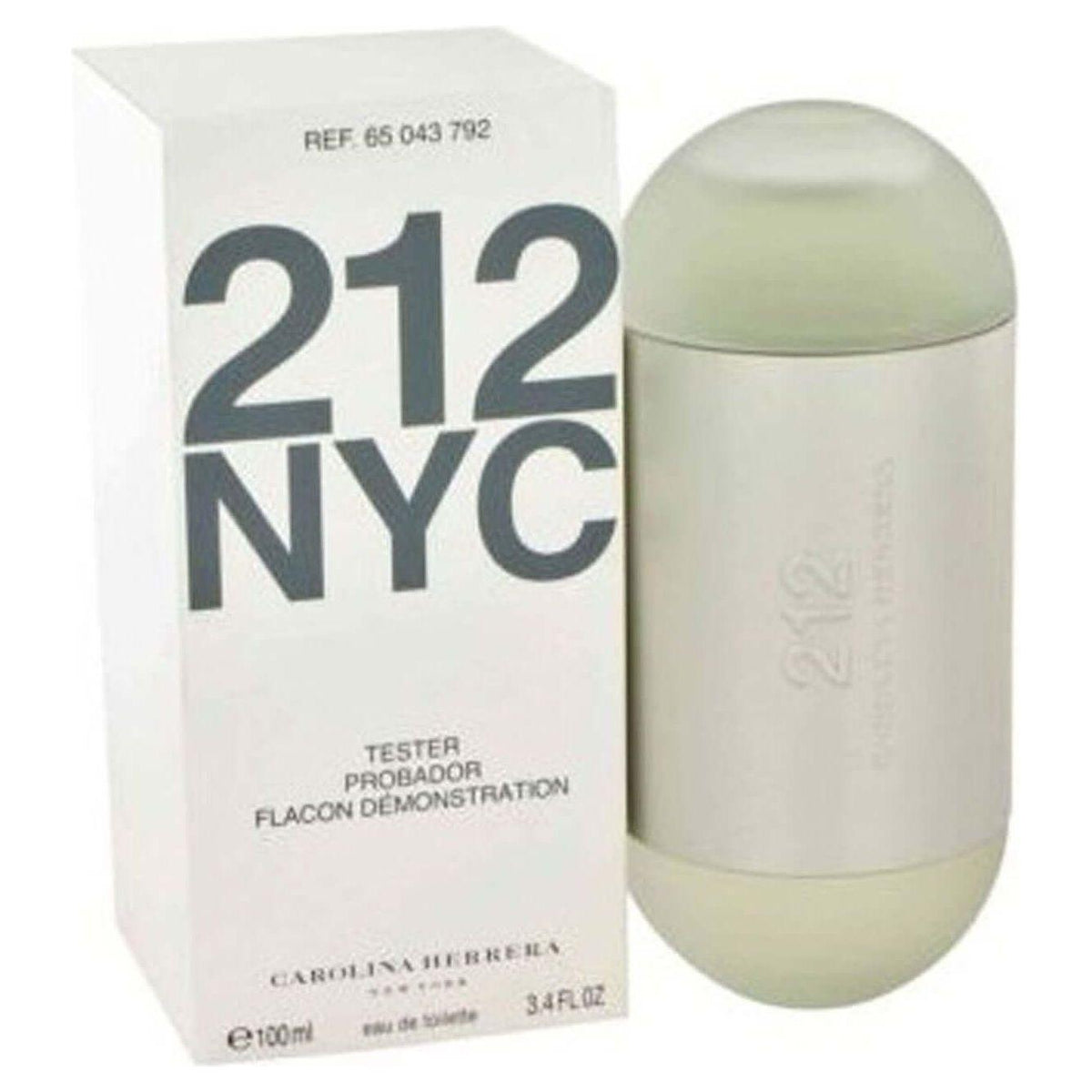212 by Carolina Herrera 3.3 / 3.4 oz EDT Perfume for Women New Tester 8411061707005