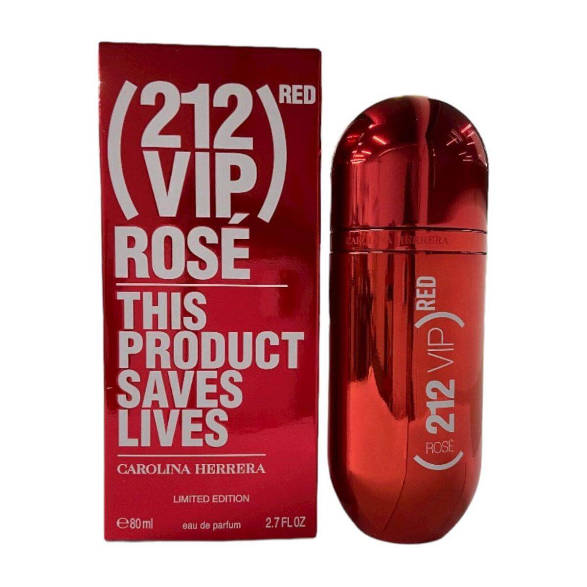 212 Vip Rose Red (Limited Edition) by Carolina Herrera perfume for women EDP 2.7 oz New In Box 8411061970959