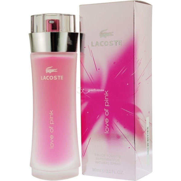 LACOSTE LOVE OF PINK Perfume for women 3.0 oz edt NEW IN BOX