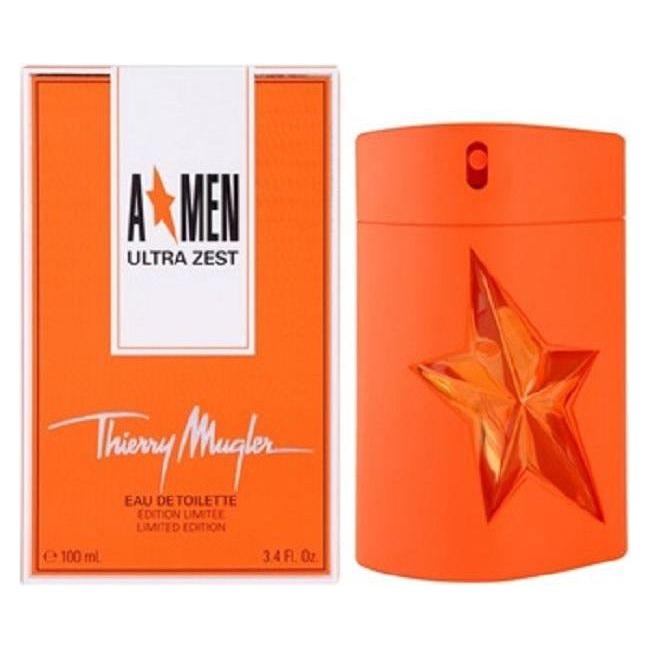 A MEN ULTRA ZEST THIERRY MUGLER edt cologne men 3.4 oz NEW IN BOX 3439600600612