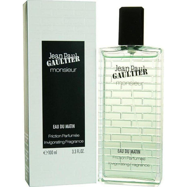 MONSIEUR EAU DU MATIN Jean Paul Gaultier cologne 3.3 oz NEW IN BOX