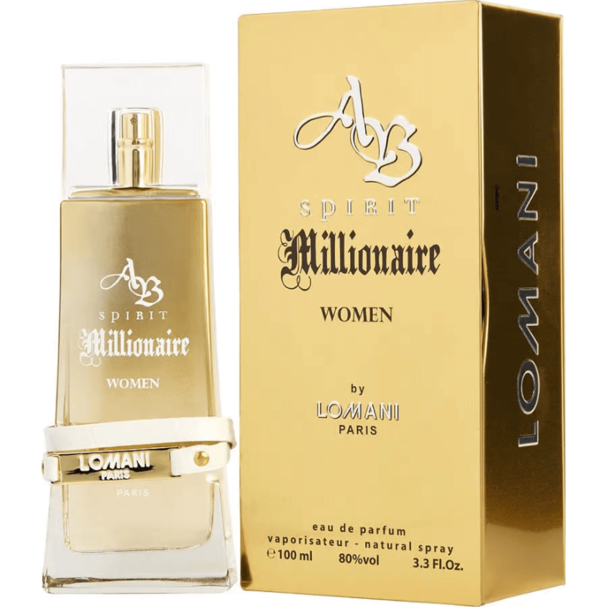 Ab Spirit Millionaire by Lomani perfume for women EDP 3.3 / 3.4 oz New in Box 3610400000813
