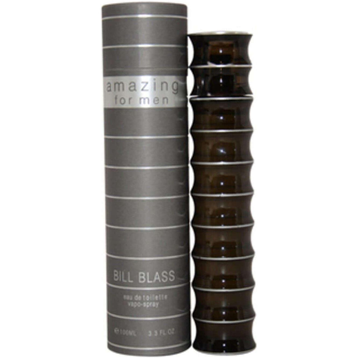 Amazing for MEN by Bill Blass EDT SPRAY 3.4 oz 3.3 Brand New in Box 827669023511