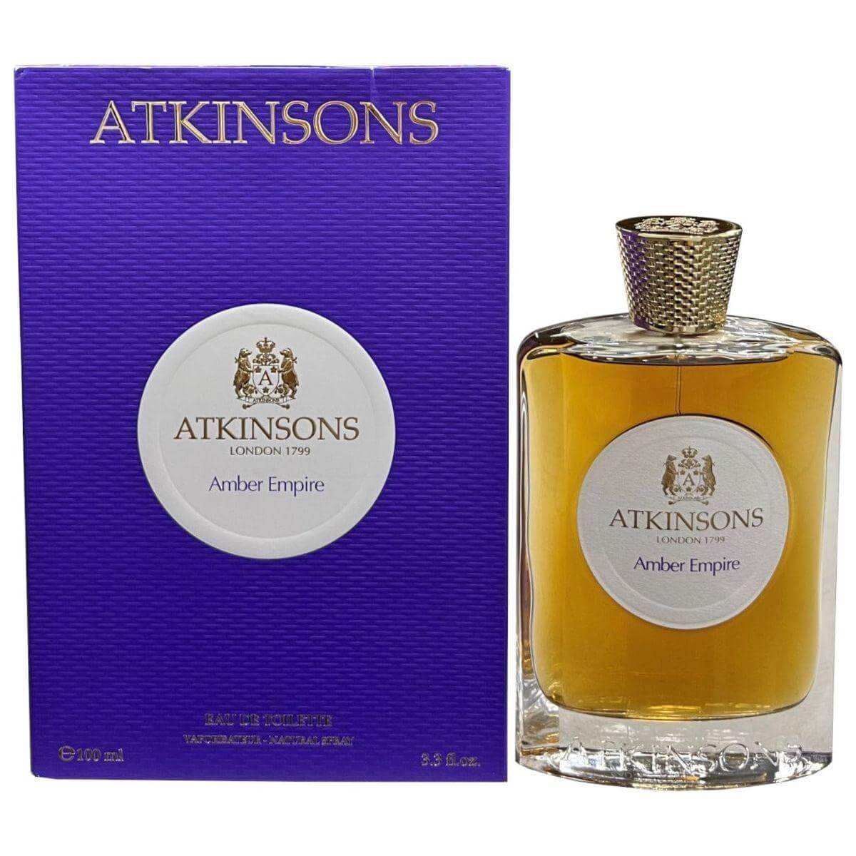 Amber Empire by Atkinsons cologne for men EDT 3.3 / 3.4 oz New in Box 8002135133075