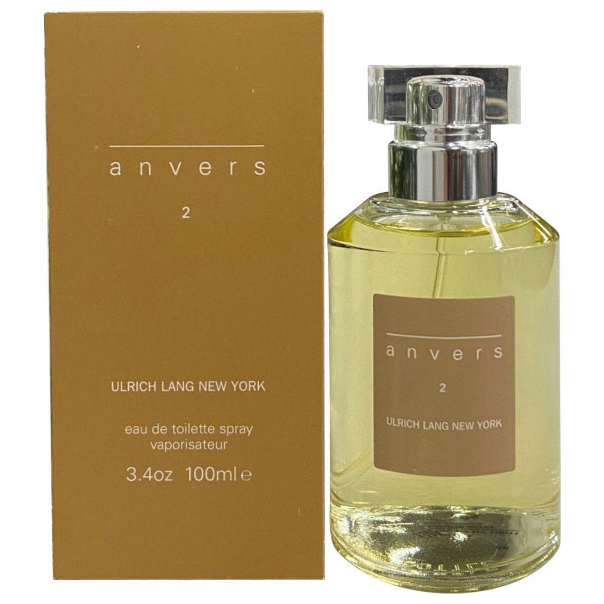 Anvers 2 by Ulrich Lang New York cologne for men EDT 3.3 / 3.4 oz New in Box 858433000049