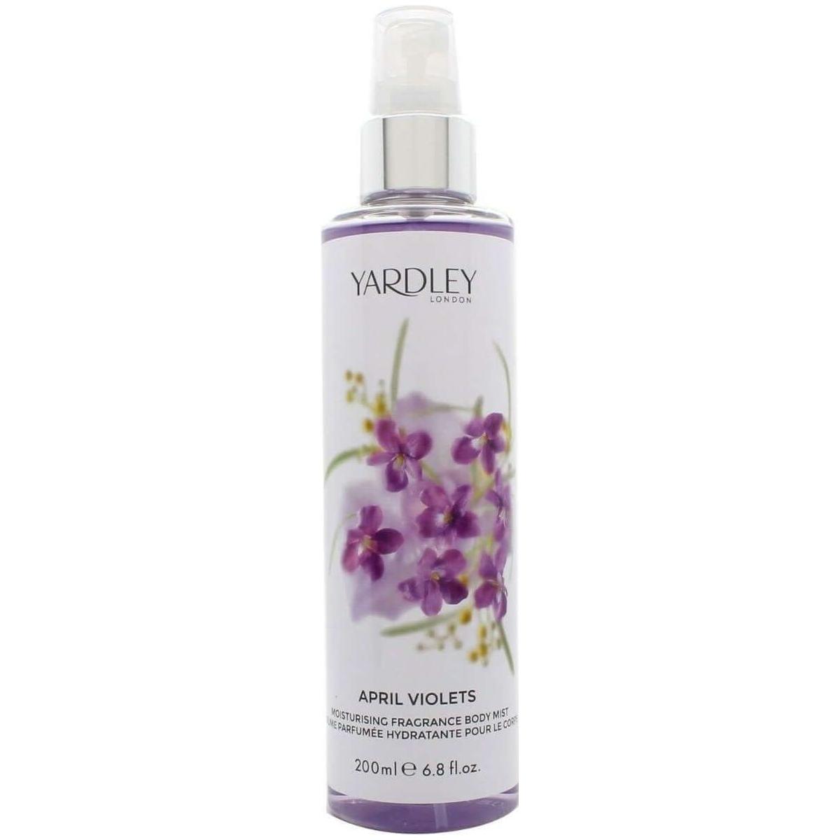 APRIL VIOLETS by Yardley London fragrance body mist 6.8 oz New 5060322953946