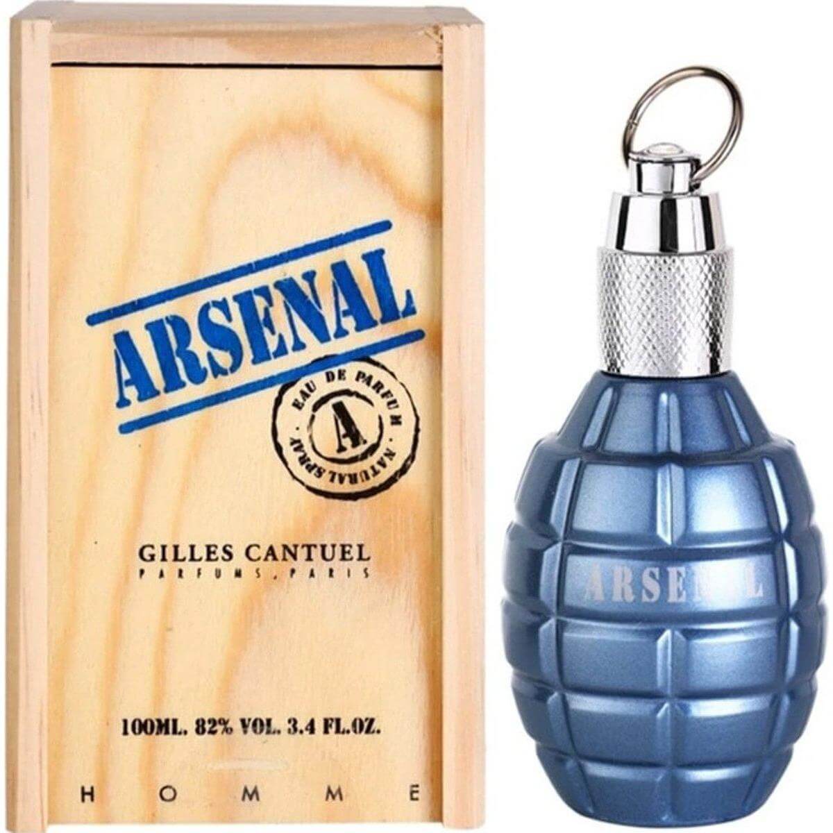 Arsenal Blue by Gilles Cantuel cologne for men EDP 3.3 / 3.4 oz New In Box 3700608323330
