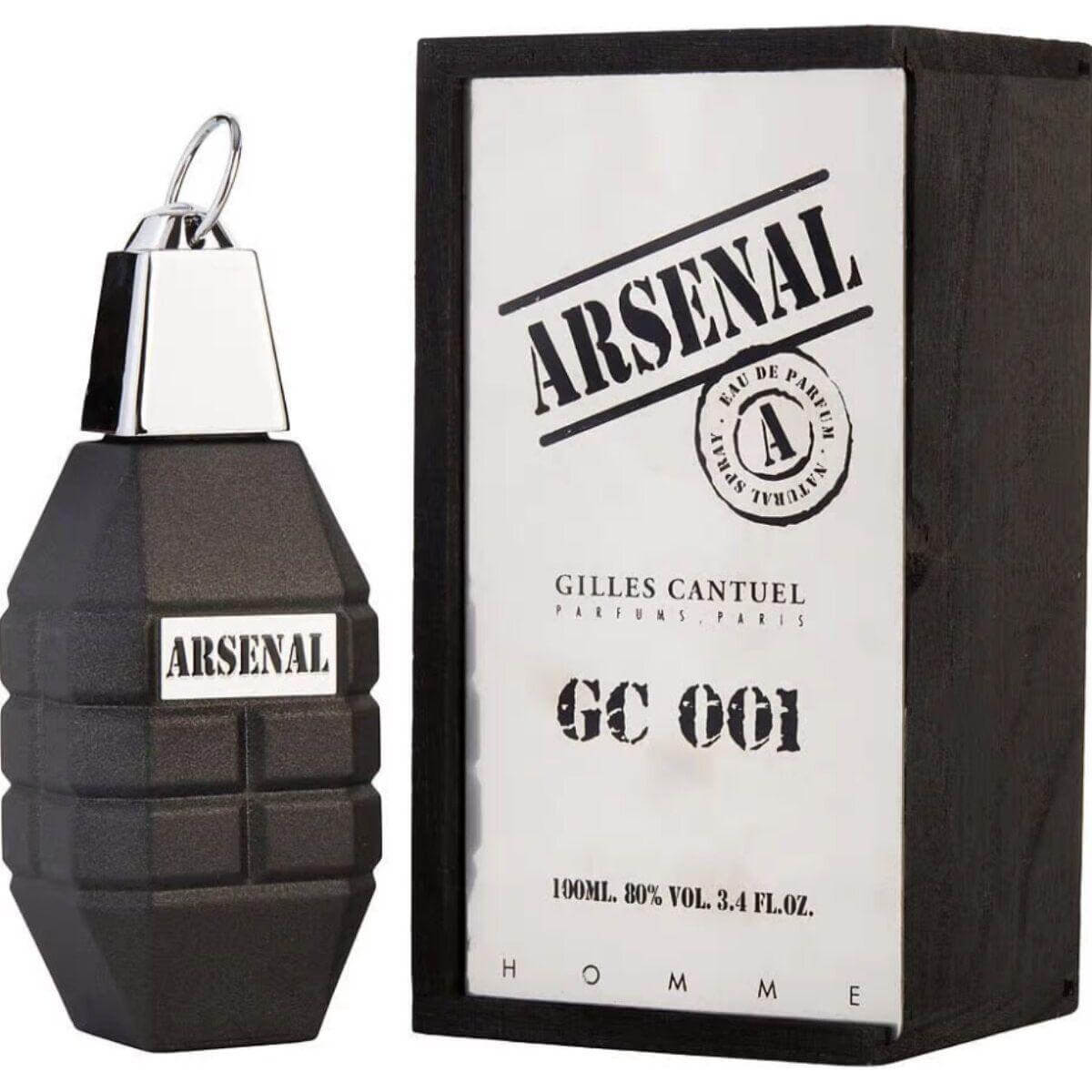 Arsenal Gc 001 by Gilles Cantuel cologne for men EDP 3.3 / 3.4 oz New In Box 5055121801604