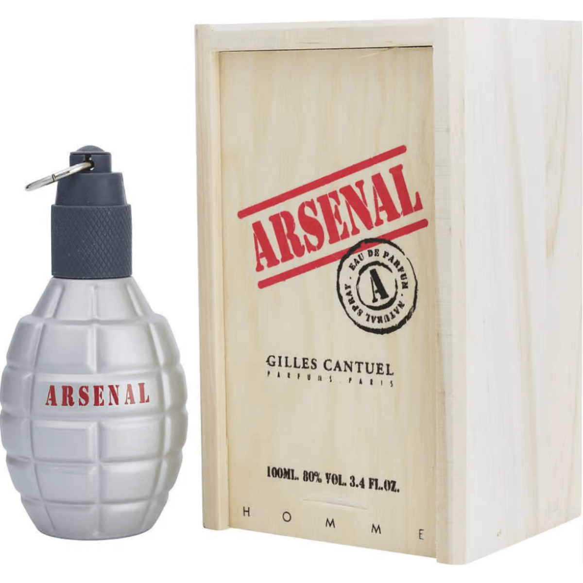 Arsenal Grey by Gilles Cantuel cologne for men EDP 3.3 / 3.4 oz New In Box 3700608320230