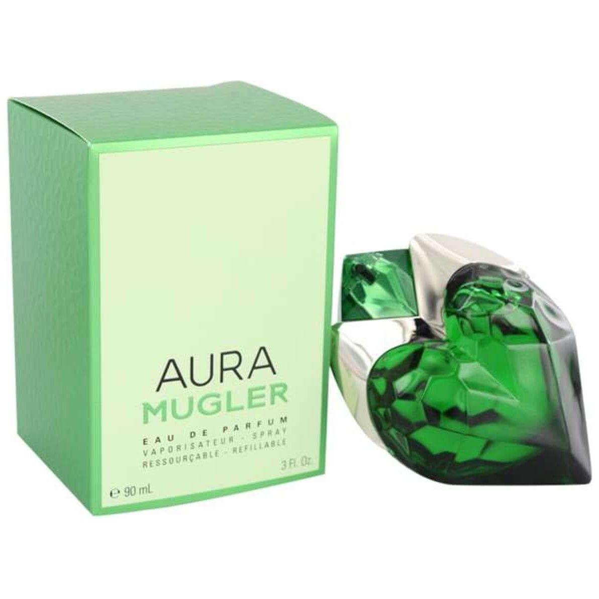 Aura by Mugler Refillable perfume for her EDP 3 oz New in Box 3439600018400