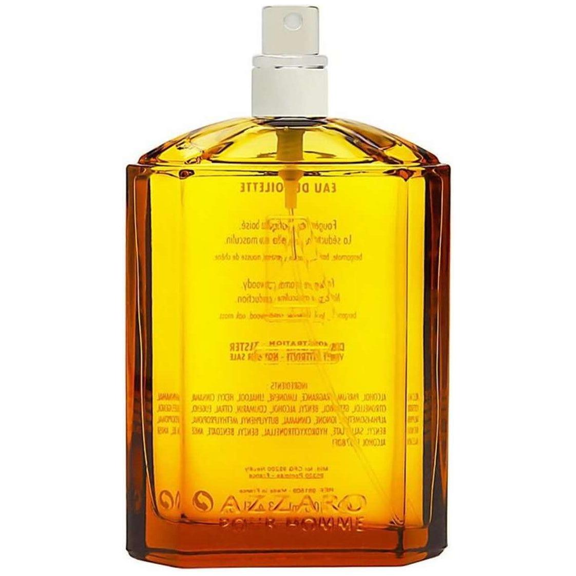 AZZARO pour Homme Cologne 3.3 oz / 3.4 oz Tester (Rechargeable-Refillable) 3351500981809