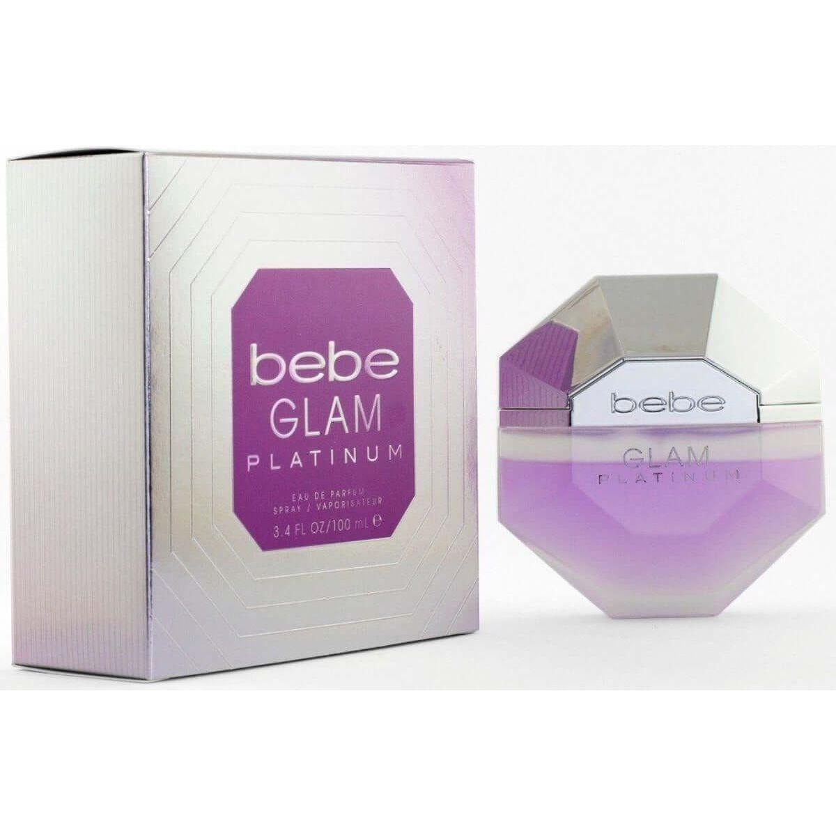 Bebe Glam Platinum by Bebe perfume for her EDP 3.3 / 3.4 oz New in Box 085715135872