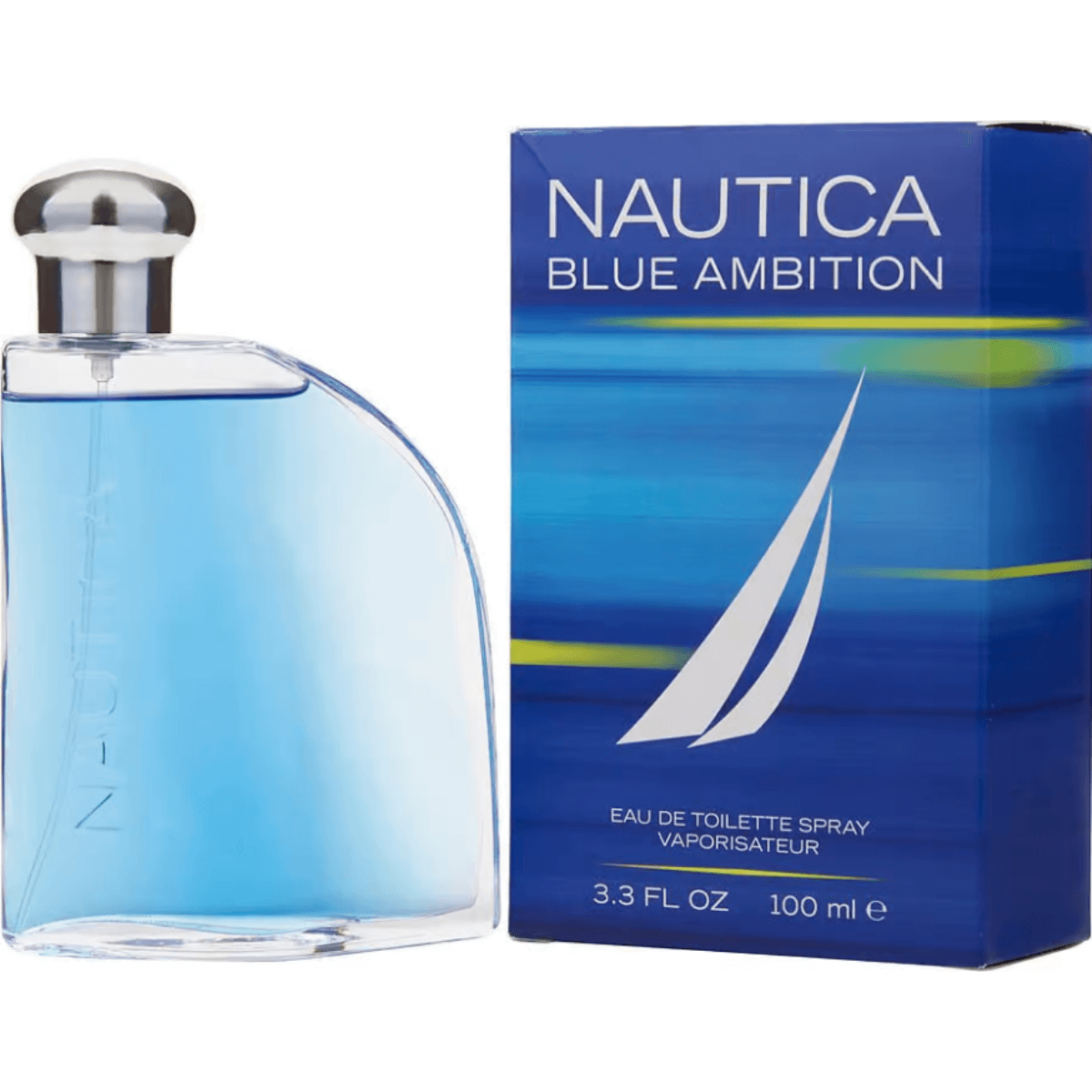 Blue Ambition by Nautica cologne for men EDT 3.3 /3.4 oz New In Box 3614227853492
